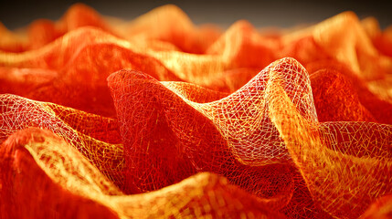 AI composition showing artistic randomness through layered gradients and glowing highlights