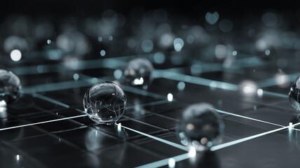 Glowing Data Streams and Neural Networks. Abstract Virtual Cosmos, IT and Internet Technology Background with AI and Cyber Concepts.