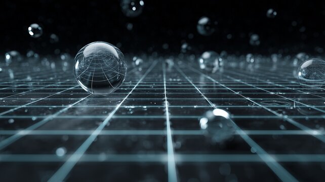 Glowing Data Streams and Neural Networks. Abstract Virtual Cosmos, IT and Internet Technology Background with AI and Cyber Concepts. - Powered by Adobe