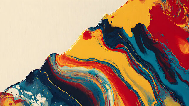 generated abstract illustration with evolving shapes and dynamic modern artistic energy