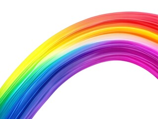 Fototapeta premium Vibrant rainbow arching across the sky, with beautiful colors