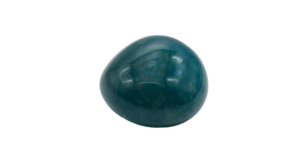 青メノウ カボション 背景透過 マクロ撮影