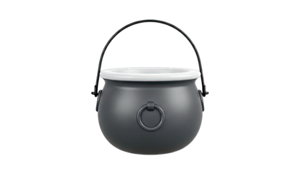 Cartoon Witch's Cauldron with Handle
