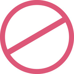 赤い丸のばってんマーク　ベクターイラスト素材