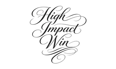 Motivational Achievement Quote Calligraphy &ndash; Success Concept Vector