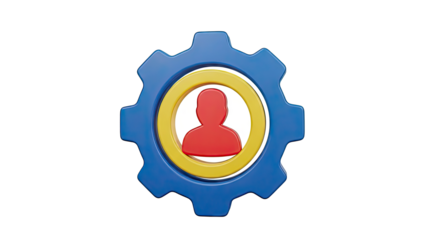 User Profile Gear Icon