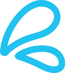 手書きの汗マークのベクターイラスト素材　絵文字