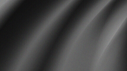 Abstract grey and black color with beautiful curved patterns and subtle noise © Mifta