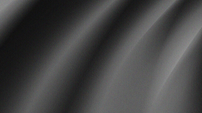 Abstract grey and black color with beautiful curved patterns and subtle noise