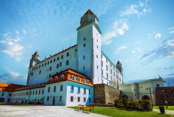 The castle of Bratislava, Slovakia, Europe