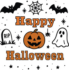 Happy Halloween Day vector transparent 