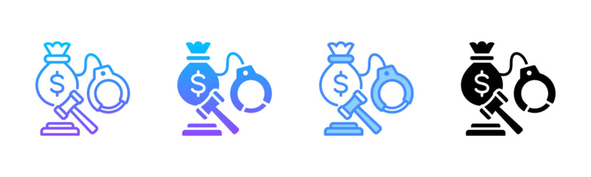 Bail Multi Style Icon Set