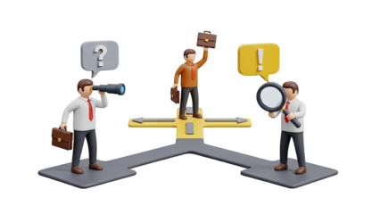 Business Decision Making Illustration