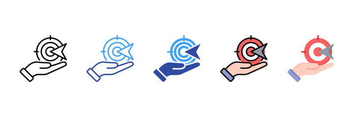 Goals Multi Style Icon Set