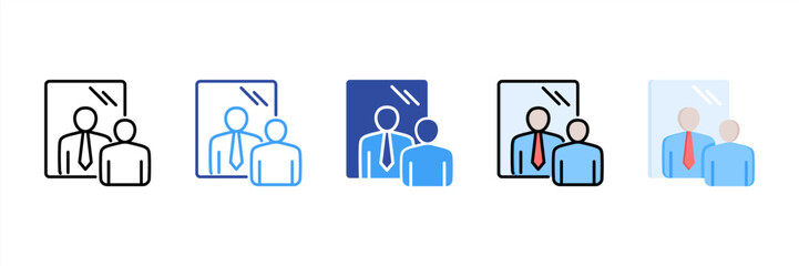 Reflection Multi Style Icon Set