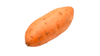 Fragrant sweet potato on a transparent background.