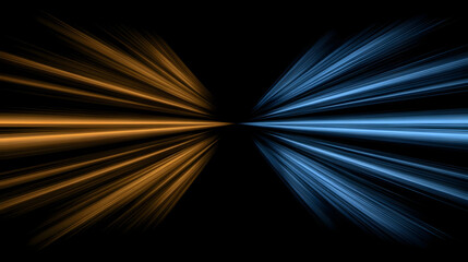 with glowing panels, strong depth, smooth lighting transitions, and sense of forward motion