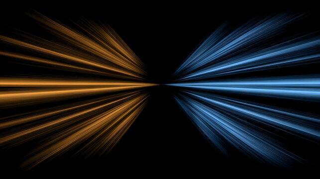 with glowing panels, strong depth, smooth lighting transitions, and sense of forward motion - Powered by Adobe