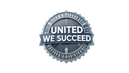 United We Succeed emblem badge