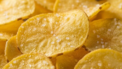 Chocolate glazed round cookies on factory line