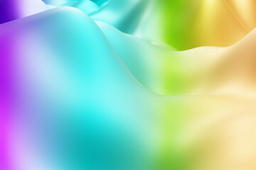 Soft abstract rainbow surface with smooth organic gradients