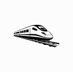 Spanish High-Speed Train Travel &ndash; Modern Railway Vector