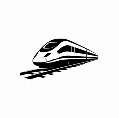 Spanish High-Speed Train Travel &ndash; Modern Railway Vector