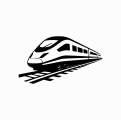 Spanish High-Speed Train Travel &ndash; Modern Railway Vector