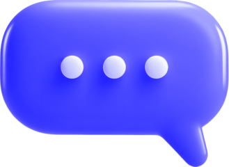 점점점말줄임표말풍선 3d컬러오브젝트