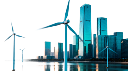Urban Wind Turbines and Modern Skyscrapers