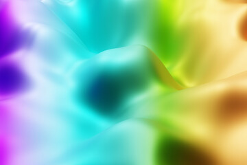 Soft abstract rainbow surface with smooth organic gradients