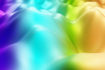 Soft abstract rainbow surface with smooth organic gradients