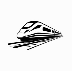 Spanish High-Speed Train Travel &ndash; Modern Railway Vector