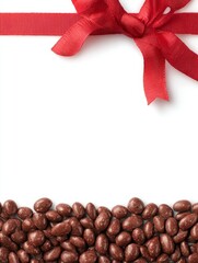 Gifting delicious chocolate treats festive celebration food photography bright studio top-down angle sweet indulgence