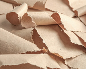 Kraft paper torn down background