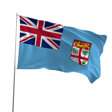 Flag of Fiji on Transparent Background