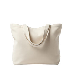 Obraz premium Canvas tote bag mockup for shopping isolated on transparent background