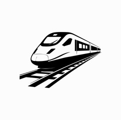 Spanish High-Speed Train Travel &ndash; Modern Railway Vector
