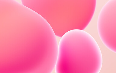 Abstract geometric shapes, abstract spheres, mobile phone wallpaper, desktop wallpaper, 3d rendering.