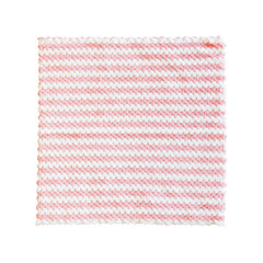details of stripe line multi purpose cloth isolated on white background, top view