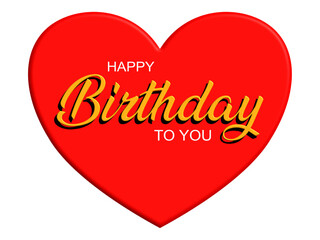 Happy Birthday To You greeting card. 