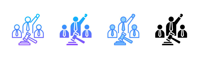 Representation Multi Style Icon Set