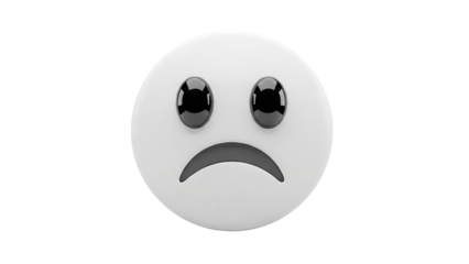 3D Sad Emoji Icon