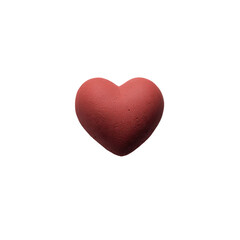 Fototapeta premium Textured Red Heart