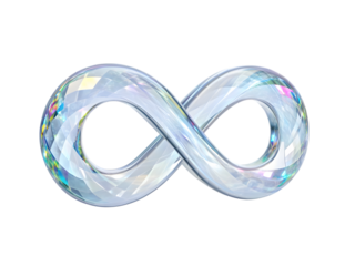 3d render of a colorful abstract symbol