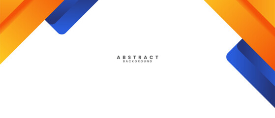 abstract orange blue geometric background vector illustration suitable for banner, adv, poster and business card