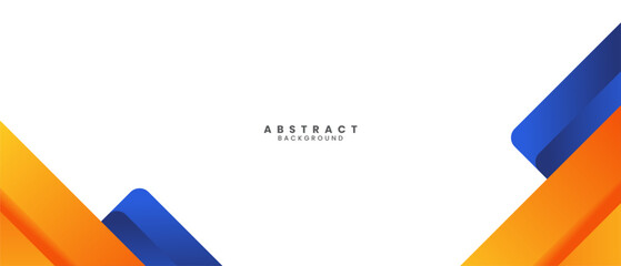abstract orange blue geometric background vector illustration suitable for banner, adv, poster and business card