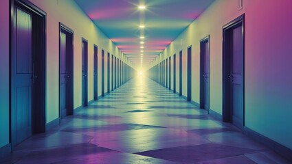 Cinematic Endless Hallway