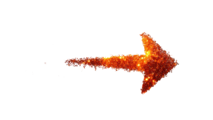 Sparkling Arrow Pointing Right