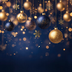 Elegant Luxury Christmas Background. AI generative.